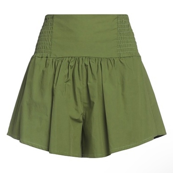 Dixie DX Collection Women’s High Waist Stretch Green Shorts Size S NWT Italy - Picture 3 of 7
